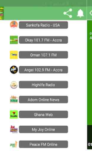 Adom 106.3 FM, Peace 104.3 FM, Nhyira FM, GhanaWeb 2
