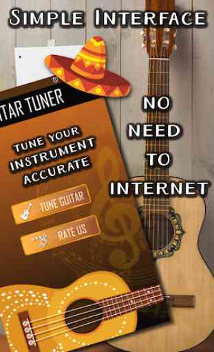Accurate Guitar Tuner to Set Strings 1