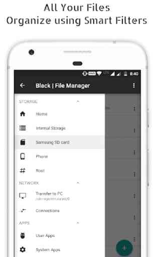 Black File Manager - Root Explorer & FTP Share 2