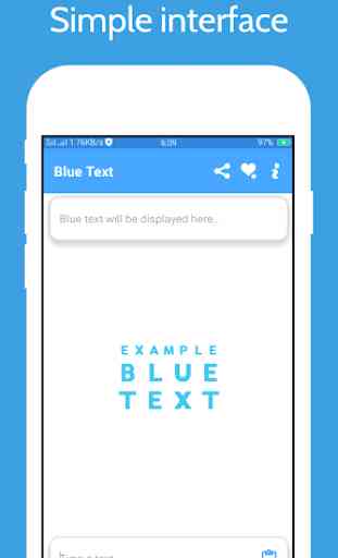 Blue Text - Fancy Text 4