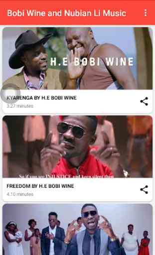 Bobi Wine and Nubian Li Music App 1