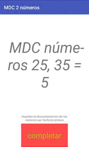 Calculator MCM Y MDC 4