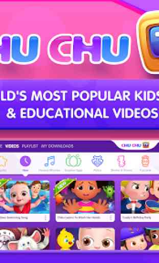 ChuChu TV:Rimas Infantiles Pro -App de Aprendizaje 1