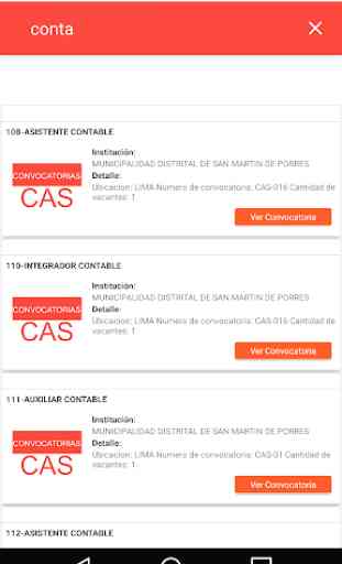 Convocatorias CAS Perú 3
