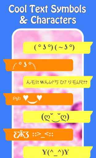 Cool Text Symbol & Personajes - Kaomoji Emoticons 3