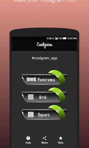 Coolgram - Instagram panorama, grid and square 1