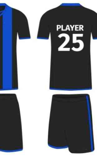 Diseño de camiseta de fútbol sala 2018 3