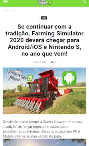 Farming Simulator 2020 (FS20) - News 3