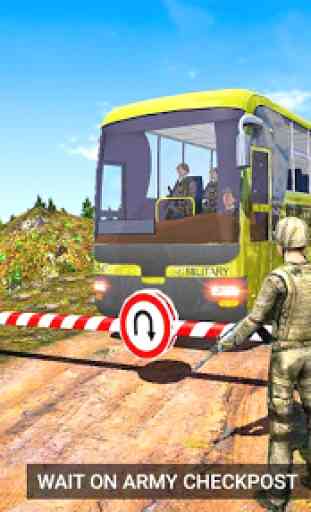 Fuera-camino Ejército Autobús Simulador 2019 - Bus 1
