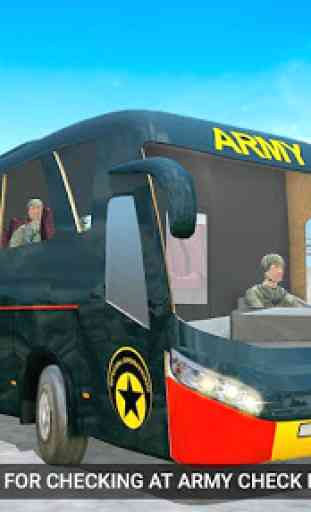 Fuera-camino Ejército Autobús Simulador 2019 - Bus 3