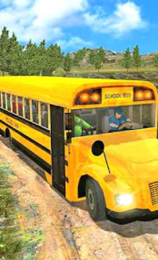 Fuera camino Escuela secundaria Autobús Simulador 4