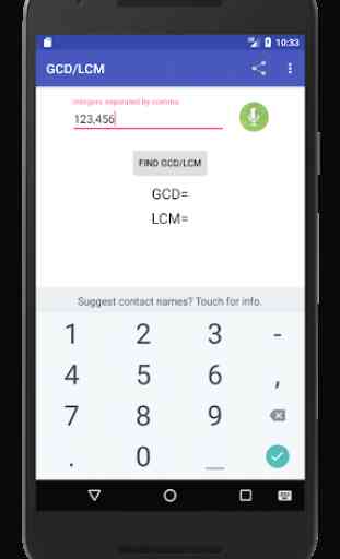 GCD LCM calculator (n numbers) 1
