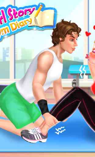 Grasa para adelgazar: Fitness Girl Gym Diary ❤ 1