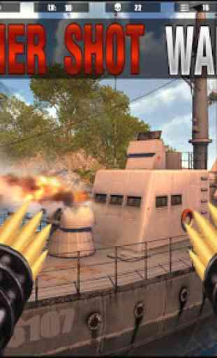gunner naval war shooter 3d: juego de disparos 1