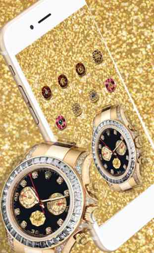 HD El oro del diamante  reloj 1