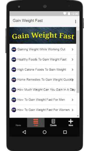 How To Gain Weight Fast 2