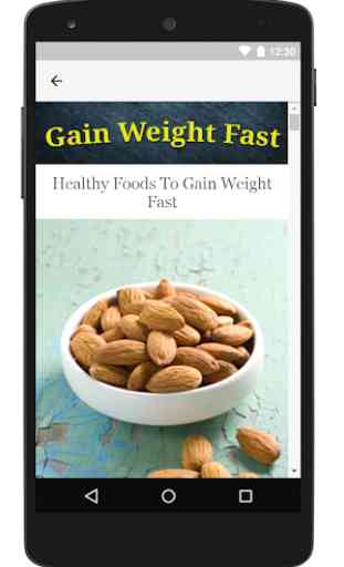 How To Gain Weight Fast 3