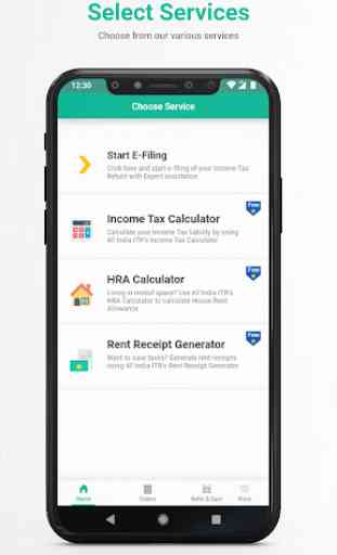 Income Tax Return filing App by All India ITR 1