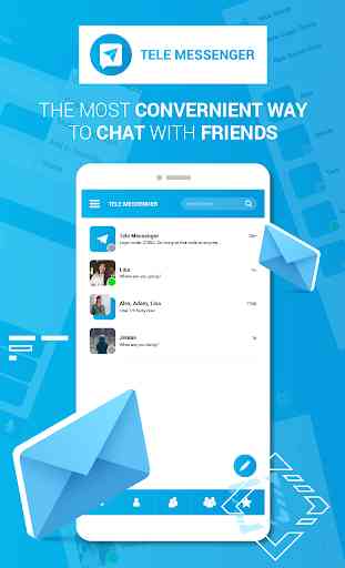 Lite Messenger Tele : Free Calls & Chat 1