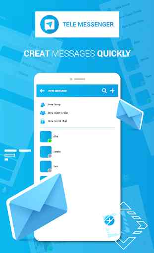 Lite Messenger Tele : Free Calls & Chat 2