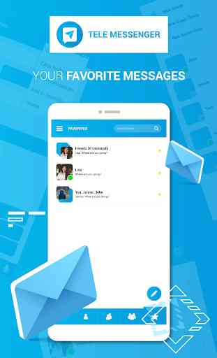 Lite Messenger Tele : Free Calls & Chat 4