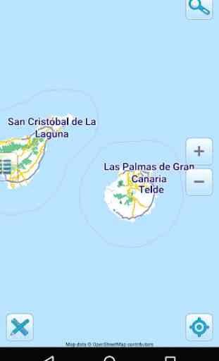 Mapa de Canarias offline 1