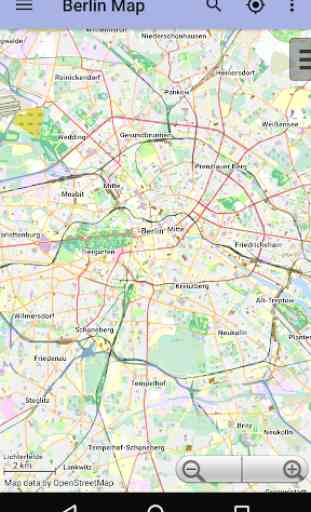 Mapa offline de Berlín 1