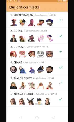Music WAStickerApps : Stickers for Whatsapp 1