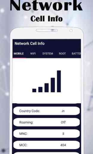 Network Cell Info - network signal monitoring tool 1