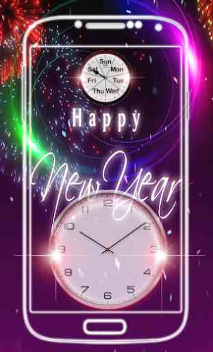 New Year 2020 Clock Live Wallpaper 2
