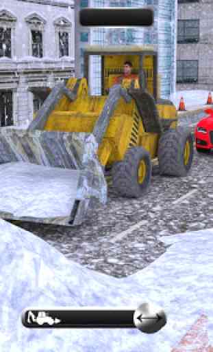 Nieve Soplador Camión Excavador 1