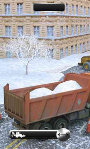 Nieve Soplador Camión Excavador 4