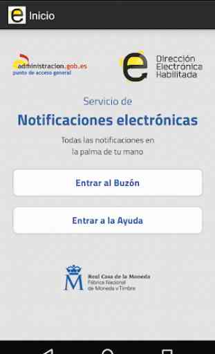 Notificaciones Electrónicas - DEH 1