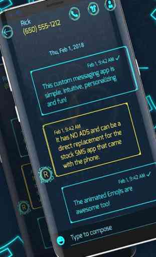 Nuevo hacker 2020 tema sms messenger 2