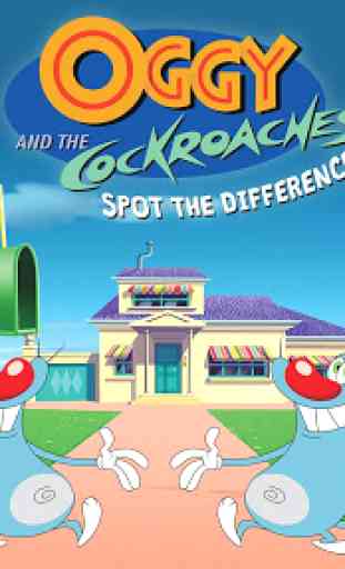 Oggy and the Cockroaches - Spot The Differences 1