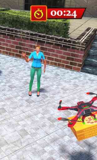 Pizza Delivery City Drone Simulator 4