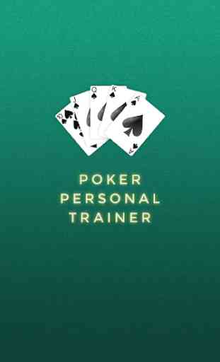 Poker Personal Trainer 1