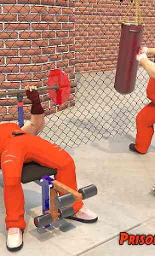 Prisión Entrenamiento Gym 3D: Cárcel Casa Equipo 4