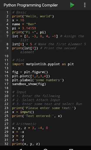 Python Programming Interpreter 1