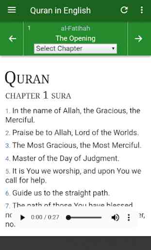 Quran In English Audio 1