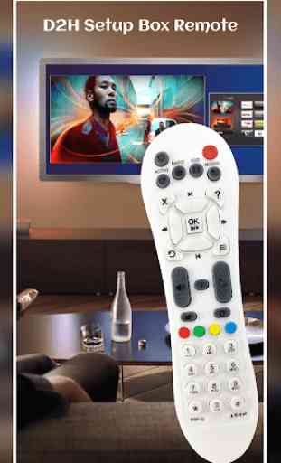 Remote Control For D2h Set Top Box 1