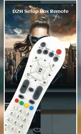 Remote Control For D2h Set Top Box 3