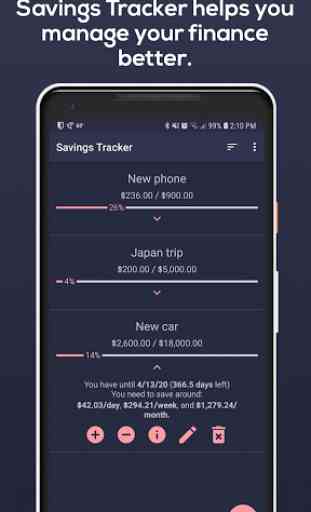 Savings Tracker 1
