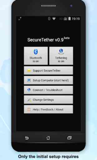 SecureTether - Free no root Bluetooth tethering 1