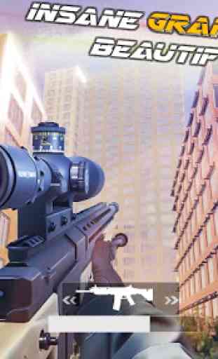 Sniper moderno Assassin: nuevo juego de disparos 3