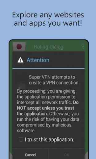 Super Turbo Hot VPN - Free Unlimited Proxy Master 1