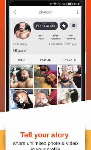 W | Bear: Red Social Gay y Dating App 3