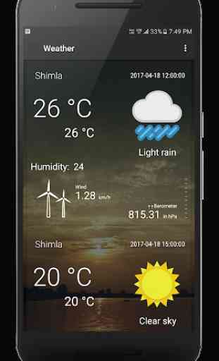 Weather App - Live Forecast & Mausam for Jio 3