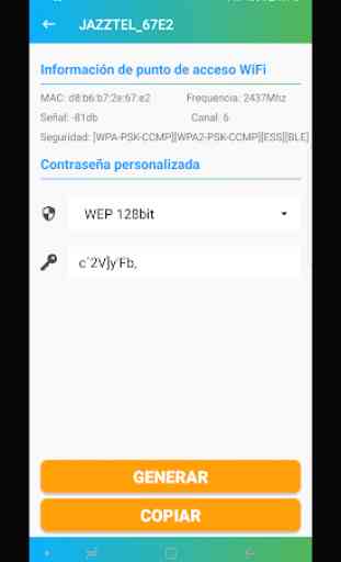 Wifi contraseña Keygen 3