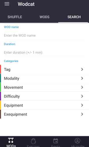 WODCAT client - wod list, workout tracker, events. 4